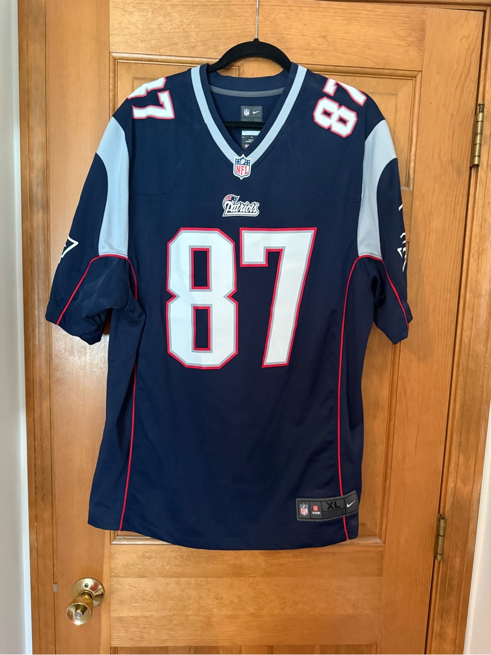 New England Patriots Gronkowski #87 Navy Football Jersey